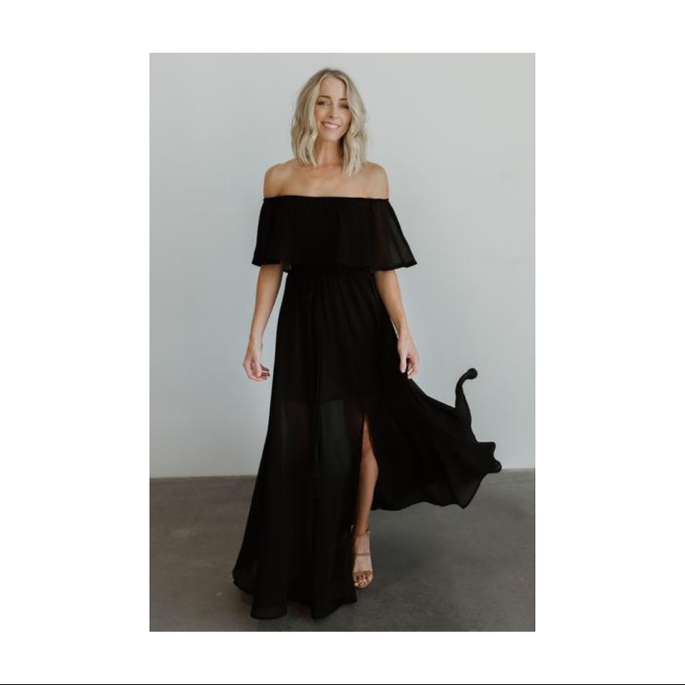 Baltic Born Black Maxi Dress